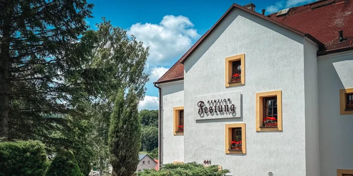 Pobyt v Krušných horách: penzion v pohraničí vč. snídaně, 7 km od Tiských stěn