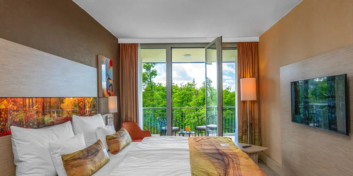 Rodinný relax v Maďarsku: 4* hotel s wellness, polopenze i výhled na pohoří Mátra