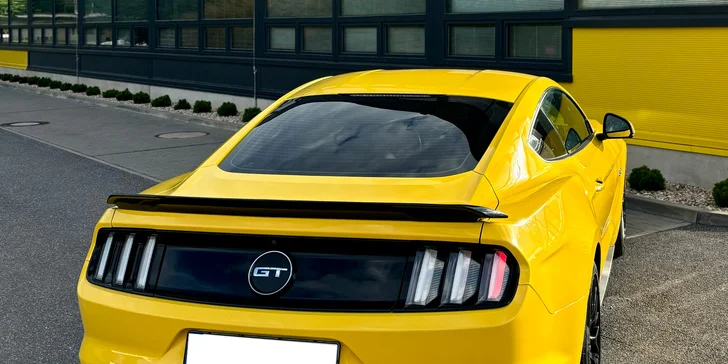 Ford Mustang 5.0 GT: 20 min. spolujízdy, 30 min. řízení nebo zapůjčení až na 24 hod.