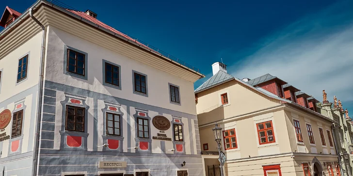 Pohodová dovolená v centru Banské Štiavnice: 3* hotel se snídaní, blízko hrad i botanická zahrada