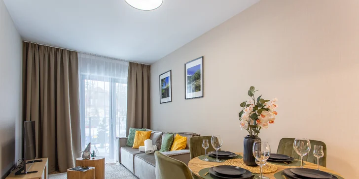 Szklarska Poręba: moderní apartmány, neomezeně wellness, možnost snídaní