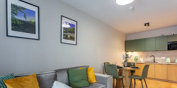 Szklarska Poręba: moderní apartmány, neomezeně wellness, možnost snídaní