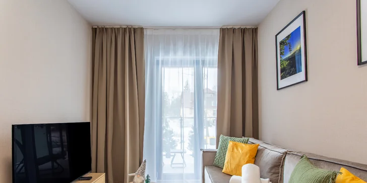 Szklarska Poręba: moderní apartmány, neomezeně wellness, možnost snídaní