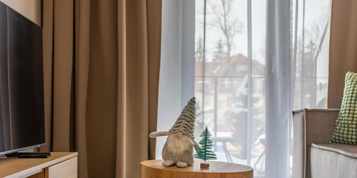 Szklarska Poręba: moderní apartmány, neomezeně wellness, možnost snídaní