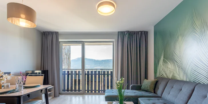 Szklarska Poręba: moderní apartmány, neomezeně wellness, možnost snídaní