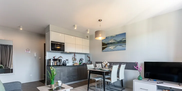 Szklarska Poręba: moderní apartmány, neomezeně wellness, možnost snídaní