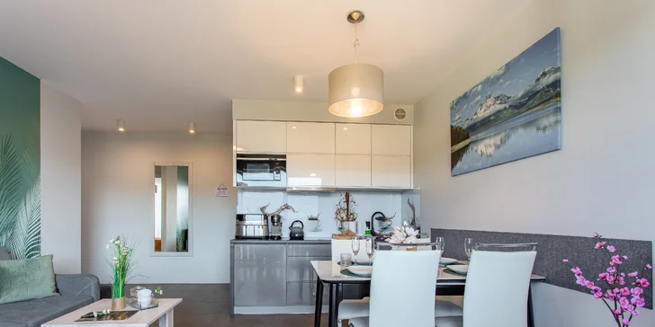 Szklarska Poręba: moderní apartmány, neomezeně wellness, možnost snídaní