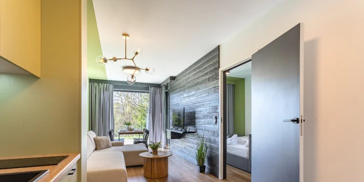 Szklarska Poręba: moderní apartmány, neomezeně wellness, možnost snídaní
