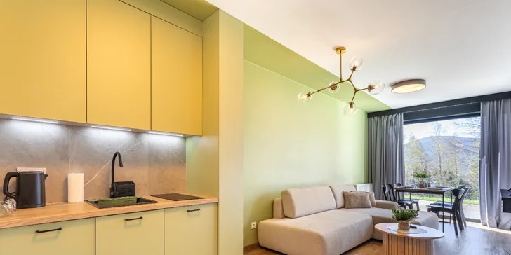 Szklarska Poręba: moderní apartmány, neomezeně wellness, možnost snídaní