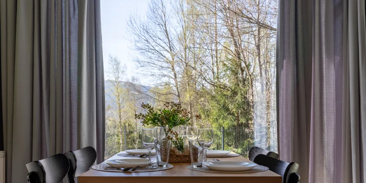 Szklarska Poręba: moderní apartmány, neomezeně wellness, možnost snídaní
