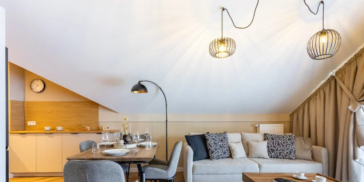 Szklarska Poręba: moderní apartmány, neomezeně wellness, možnost snídaní