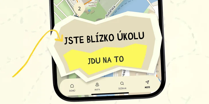 Až 5 herních šifrovacích výletů se zábavnou aplikací Weelet po celé republice