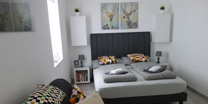 Nově zrekonstruovaný komfortní apartmán u Lipna až pro 4 osoby