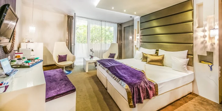 Parádní dovolená u Balatonu: 4* wellness hotel s polopenzí a vlastní pláží, 2 děti do 6,9 let zdarma