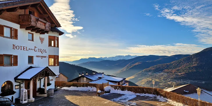 Zimní Brentské Dolomity se snídaní či polopenzí a wellness pro 2 osoby