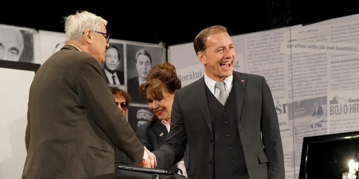 Představení Presidenti aneb sex, drogy a trampoty ve Strašnickém divadle