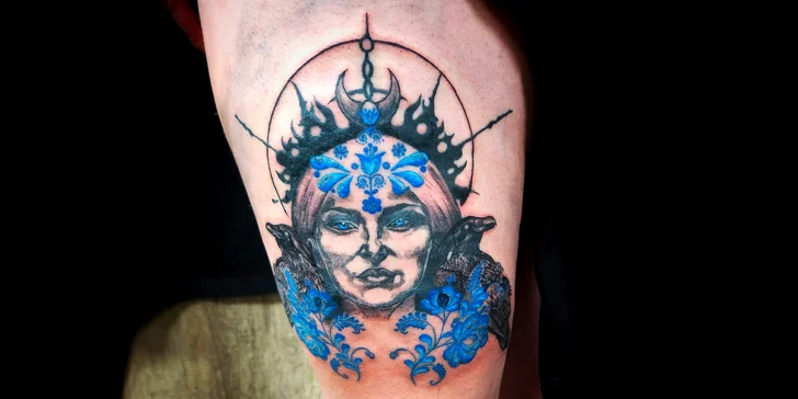 Tetování v centru Prahy: handpoke kérky do 10x10 cm, tetování strojkem do 15x15 cm