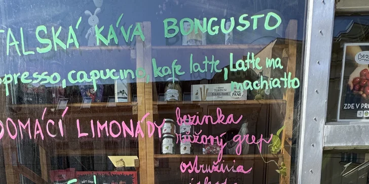 Bageta podle výběru ze 2 druhů, domácí limonáda a káva pro 1 či 2 osoby