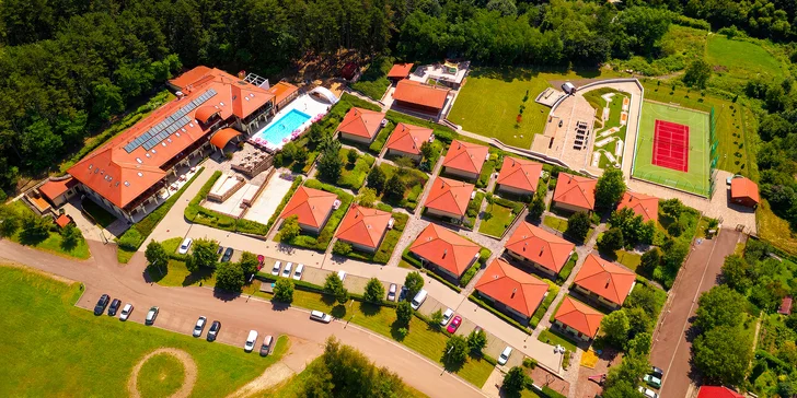 4* resort u Národního parku Bükk: wellness a saunové rituály, minigolf, kola i polopenze