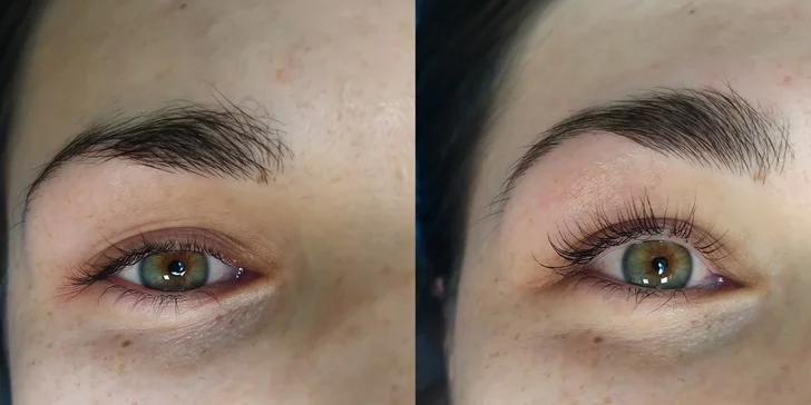 Lash lifting, laminace obočí nebo kompletní balíček
