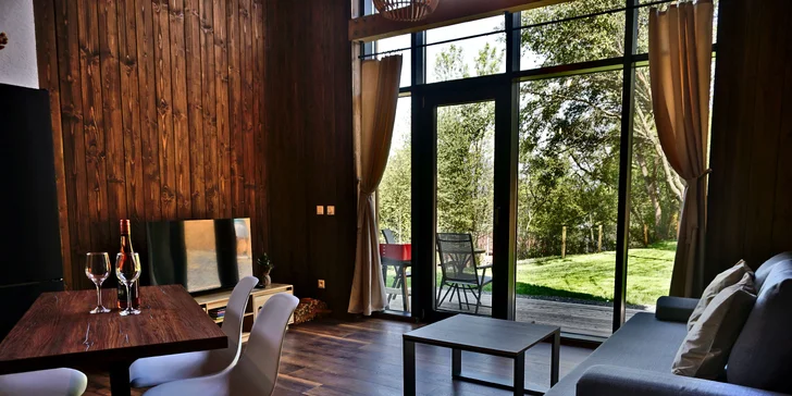 Moderní dřevěné chatky kousek od Liptovské Mary: spousta aktivit v okolí i nádherná příroda