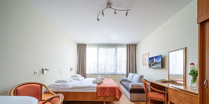 Pohodová dovolená v Maďarsku: apartmány se stravou i bez, vstupy do lázní Bükfürdő