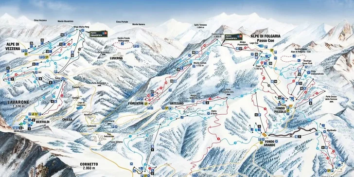 Zima v italských Alpách: 3* hotel s polopenzí, neomezený wellness i skibus