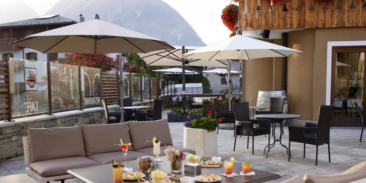 Italský alpský ráj Bormio: 4* hotel v centru a blízko lanovky, strava i privátní wellness