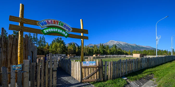 Rodinný rezort s výhledem na Gerlach: Zverofarma, megahřiště i animace