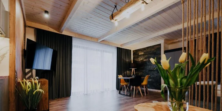Polské Tatry: Moderní apartmány hned u svahu a nedaleko Sky Walk Poronin