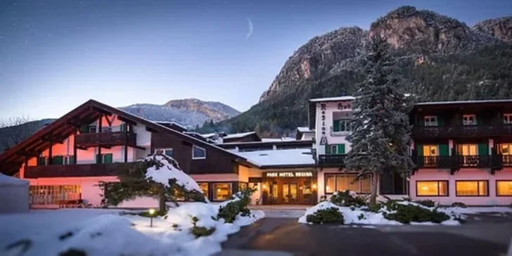 Zimní dovolená v italských Alpách: polopenze, wellness i skibus zdarma