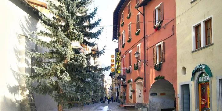 Lyžařský ráj Bormio: 3* hotel v centru a kousek od sjezdovky, snídaně v ceně