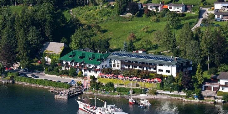 Solná komora a Traunsee: hotel přímo u jezera, neomezený wellness i snídaně