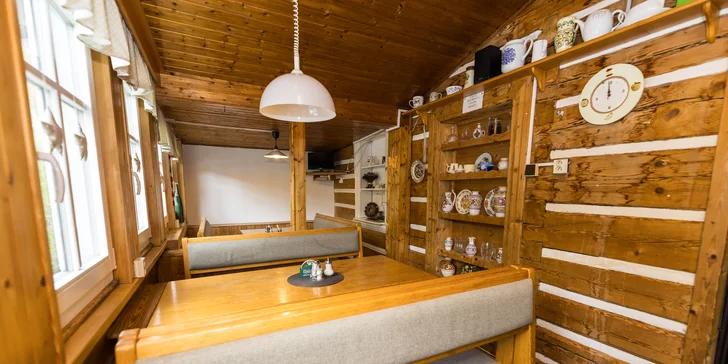 Horská chata v srdci Krkonoš: snídaně nebo all inclusive i privátní wellness, 2 děti zdarma