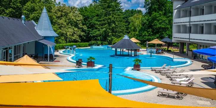 Wellness pobyt nedaleko města Pécs: termální bazény, polopenze, dětský bazén a množství aktivit