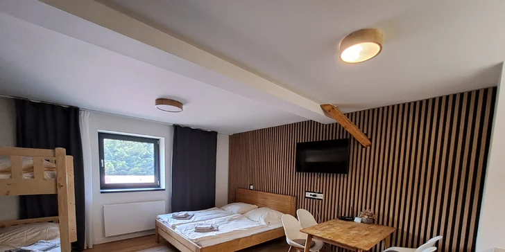Krásné apartmány na Šumavě až pro 4 osoby i balíčky s privátním wellness