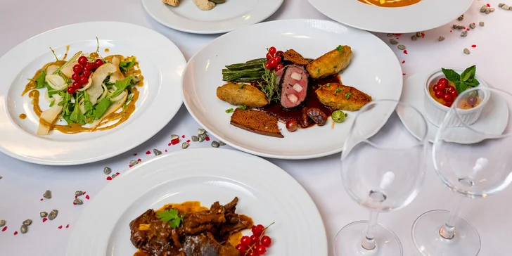 Luxusní šestichodové menu se zvěřinovými dobrotami pro 2 osoby