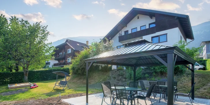 Pohoda v rakouských Korutanech: vybavený apartmán až pro 5 osob