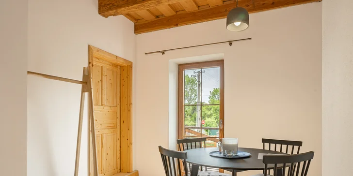 Krásné venkovské apartmány v Jeseníkách pro 2 nebo až 6 osob