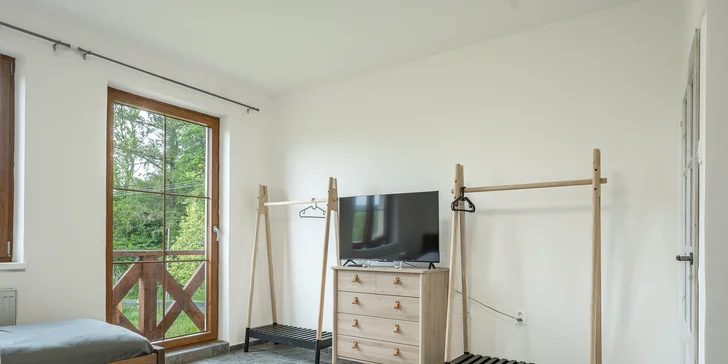 Krásné venkovské apartmány v Jeseníkách pro 2 nebo až 6 osob