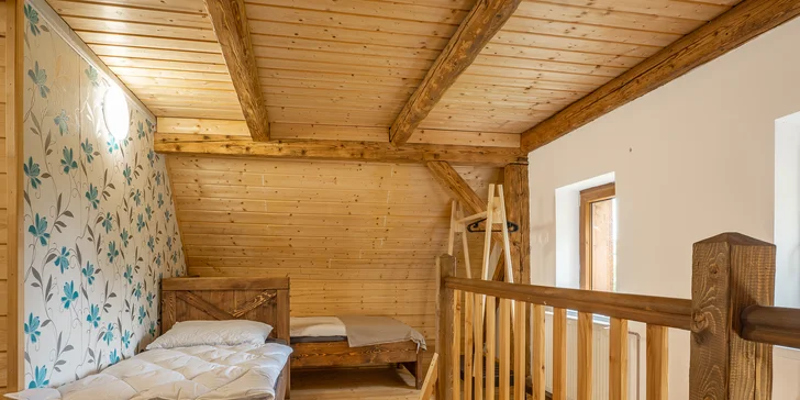 Krásné venkovské apartmány v Jeseníkách pro 2 nebo až 6 osob