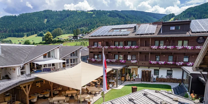 Aktivní pobyt v oblasti Stubaiského údolí: polopenze, sauna i karta slev na atrakce i lanovky