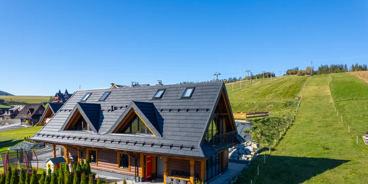 Wellness pobyt v chaletu uprostřed přírody Belianských Tater až pro 8 osob