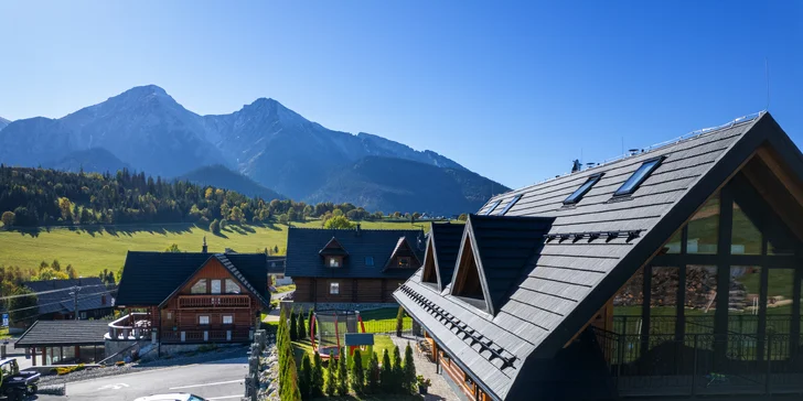 Wellness pobyt v chaletu uprostřed přírody Belianských Tater až pro 8 osob