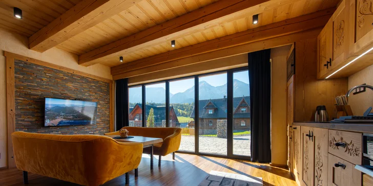 Wellness pobyt v chaletu uprostřed přírody Belianských Tater až pro 8 osob