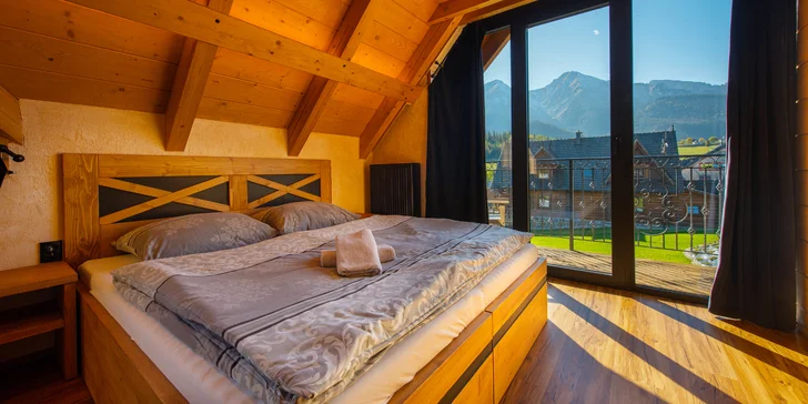 Wellness pobyt v chaletu uprostřed přírody Belianských Tater až pro 8 osob