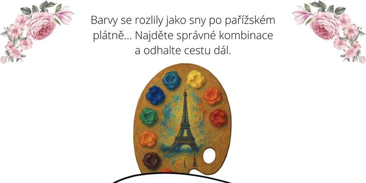 Pařížské zrcadlo snů: šifrovací hra na doma i ven pro libovolný počet hráčů, 1–2 hod.