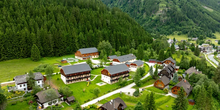 Aktivní dovolená v Alpách: 3* hotel s polopenzí a lesní saunou, 5 minut od centra Donnersbachwaldu