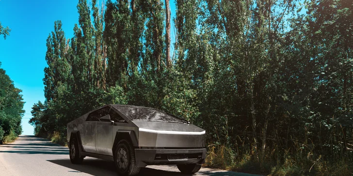 Unikátní Tesla Cybertruck: spolujízda nebo řízení vč. focení