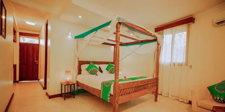 Dovolená na Zanzibaru vč. letenek: 4* hotel s all inclusive, přímo u pláže Michamvi